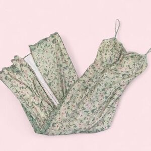 Vintage JMDC Silk Beaded Floral Slip Dress